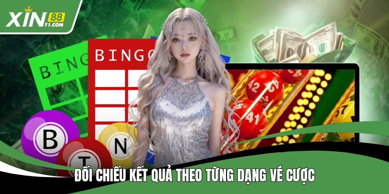 Đối chiếu kết quả theo từng dạng vé cược