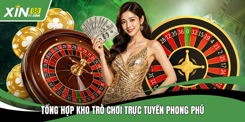 Tổng hợp kho trò chơi trực tuyến phong phú